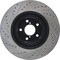 Centric Parts Sport Drilled/Slotted Brake Rotor, 127.47021L 127.47021L - alternate 5